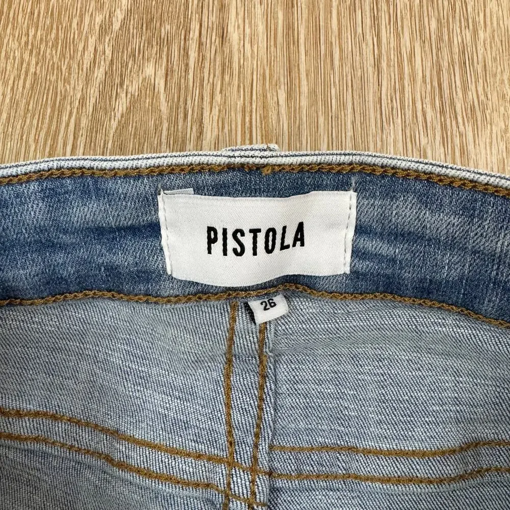 Pistola Women's Distressed Ankle Skinny Jeans -  Size 26